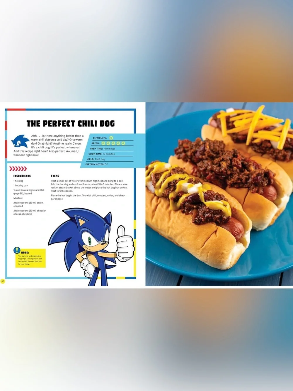 Sonic the Hedgehog: The Official Cookbook By Victoria Rosenthal And Ian Flynn